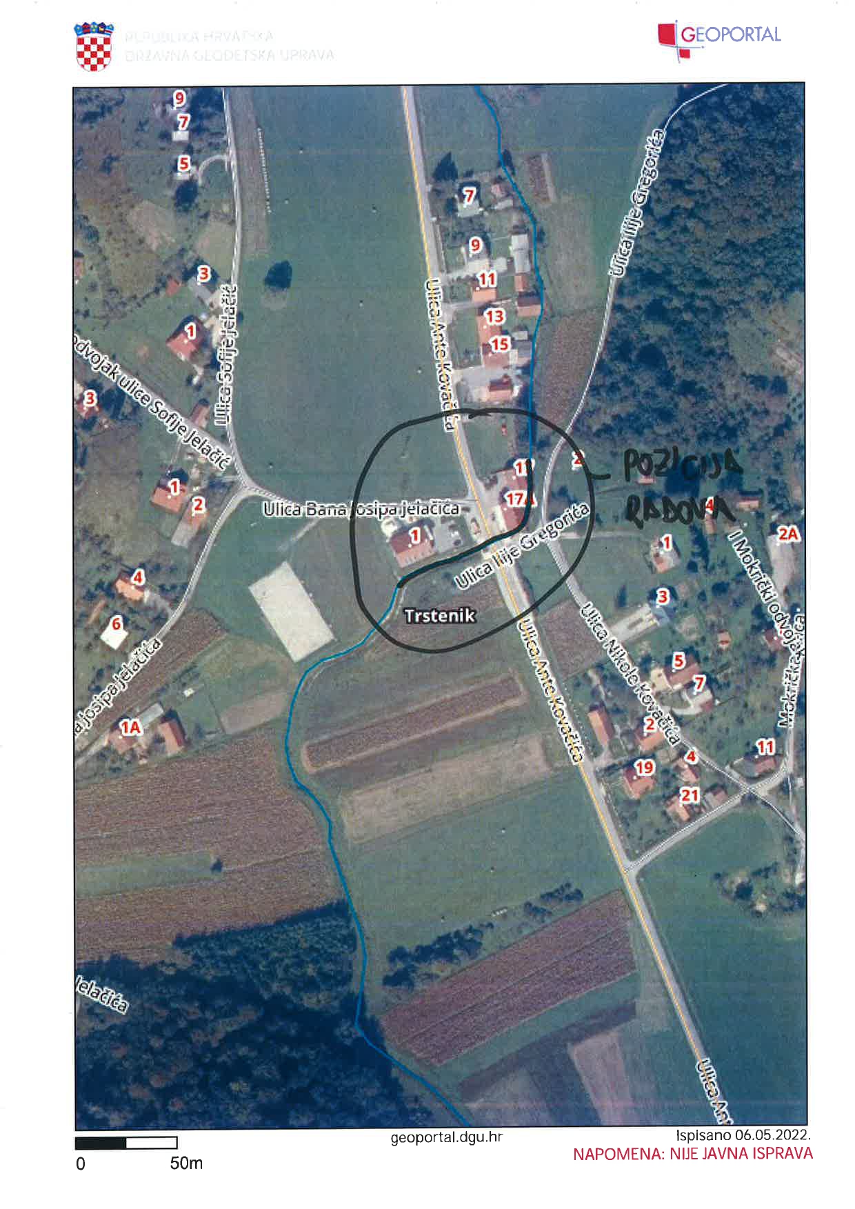 Potok Curak Marija Gorica uklanjanje naplavina iz korita vodotoka page 0001