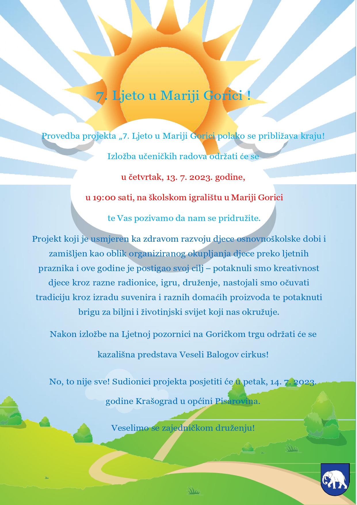 Pozivnica 7. Ljeto u Mariji Gorici